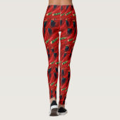 Chili-Feiertags-Leggings Leggings (Rückseite)