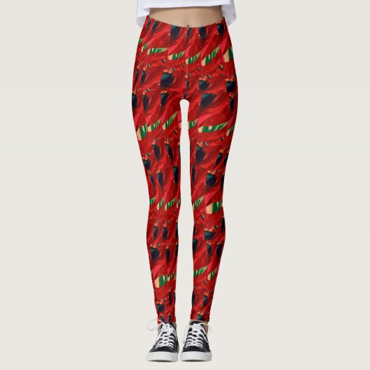 Chili-Feiertags-Leggings Leggings (Vorderseite)
