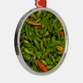 Chili für den Verkauf auf dem Markt Ornament Aus Metall (Rechts)