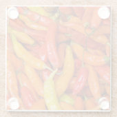 Chili Glasuntersetzer (Rückseite)