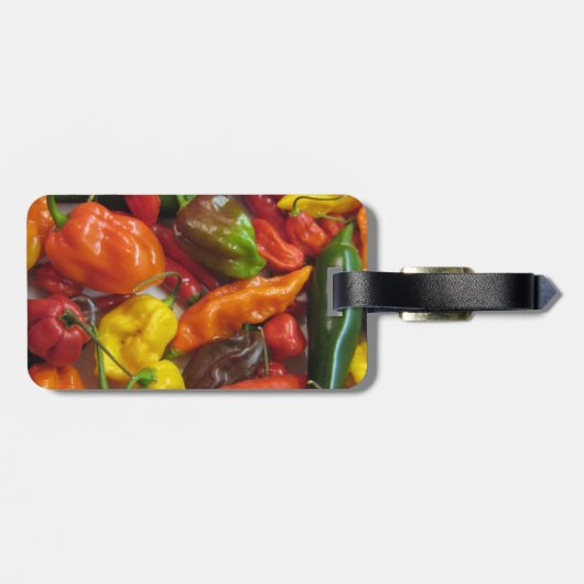 Chili-Hauptprodukte Gepäckanhänger (Rückseite horizontal)