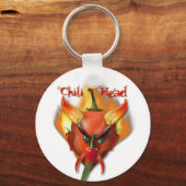 Chili Head Devil Schlüsselanhänger (Vorderseite)