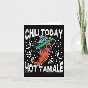 Chili heute heiße Tamale Dabbing mexikanische Taco Karte