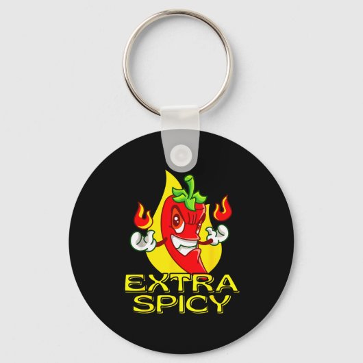 Chili Hitzewelle - extra scharf Schlüsselanhänger (Vorderseite)