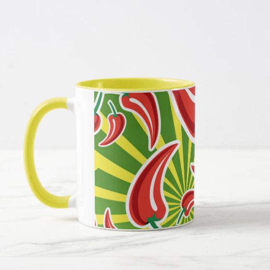 Chili-Kaffee-Tasse Tasse (Links)