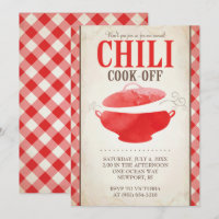 Chili-Koch weg von Einladungen ~ GRILLEN laden ein