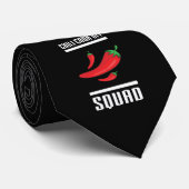 Chili-Koch weg von Krawatte (Gerollt)