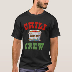 Chili-Koch-Wettbewerb Crew Würziges Kochvergnügen T-Shirt