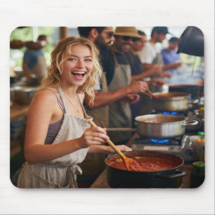 Chili-Koch-Wettbewerb Foto Anpassen Mousepad