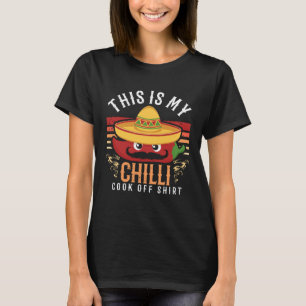 Chili-Koch-Wettbewerb Scharfes-Essen-Wettkampf-Pre T-Shirt