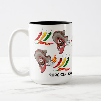 Chili-Koch-Wettbewerb-Tasse Zweifarbige Tasse