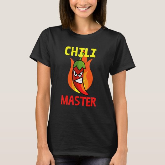 Chili Master Hot Mad Pfeffer Feuersauce scharf T-Shirt (Vorderseite)