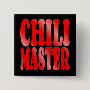 Chili Master in Rot Button