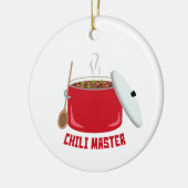 Chili Master Keramik Ornament (Links)
