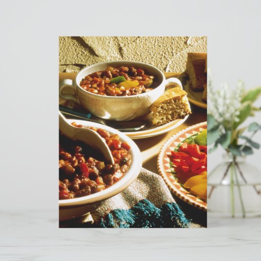 Chili mit Cornbread (Stehend Vorderseite)