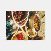 Chili mit Cornbread Fleecedecke (Vorderseite (Horizontal))