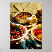 Chili mit Cornbread Poster (Vorne)