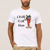Chili Out Man Chili Pepper T - Shirt (Vorderseite)