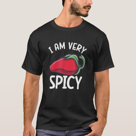 Chili Paprika Rot Heiße Scharfe Paprika Essen Mexi T-Shirt (Vorderseite)