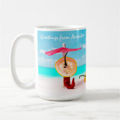 Chili Paprikaschoten am Meer lustig Kaffeetasse (Links)