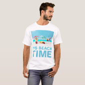 Chili Paprikaschoten Beach Time Funny individuell  T-Shirt (Vorne ganz)