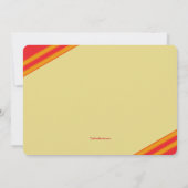 Chili Paprikaschoten Bouquet Einladung (Rückseite)