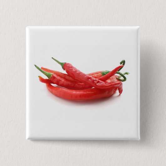 Chili-Paprikaschoten Button (Vorderseite)
