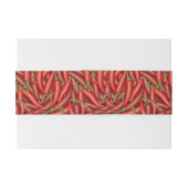 Chili-Paprikaschoten Einladungsbanderole (Rückseitenbeispiel)