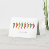 Chili Paprikaschoten Feliz Navidad Weihnachten