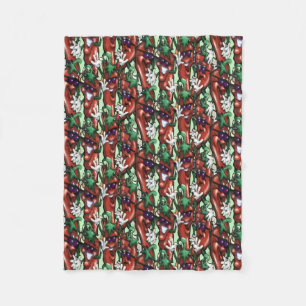 Chili-Paprikaschoten Fleecedecke