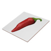 Chili-Paprikaschoten Fliese (Seite)