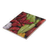 Chili-Paprikaschoten Fliese (Seite)
