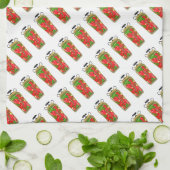 Chili-Paprikaschoten Geschirrtuch (Gefaltet)