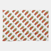Chili-Paprikaschoten Geschirrtuch (Horizontal)