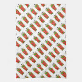 Chili-Paprikaschoten Geschirrtuch (Vertikal)