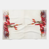 Chili-Paprikaschoten Geschirrtuch (Horizontal)