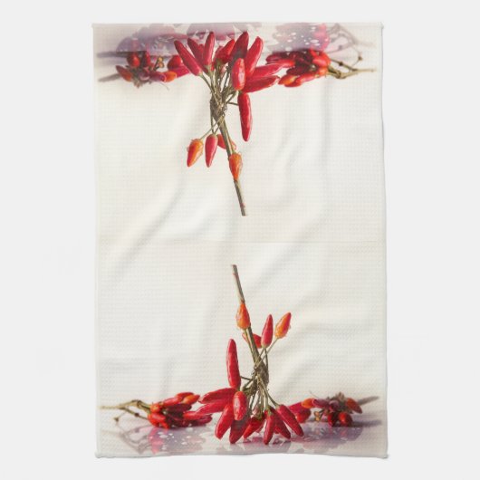 Chili-Paprikaschoten Geschirrtuch (Vertikal)