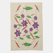 Chili-Paprikaschoten Geschirrtuch (Vertikal)