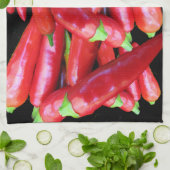 Chili-Paprikaschoten Handtuch (Gefaltet)