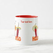 Chili Paprikaschoten Hola Amigo Funny individuell  Tasse (Zentrum)