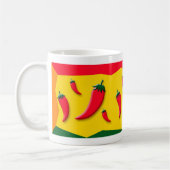 Chili-Paprikaschoten Kaffeetasse (Links)