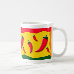 Chili-Paprikaschoten Kaffeetasse