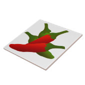 Chili Paprikaschoten Küche Fliese (Seite)