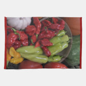 Chili Paprikaschoten Küchentuch (Horizontal)