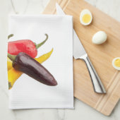 "Chili Paprikaschoten Küchentücher (Viertel Falte)
