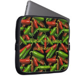 Chili-Paprikaschoten Laptopschutzhülle (Vorne Rechts)