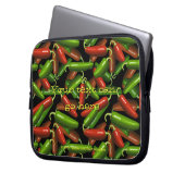 Chili-Paprikaschoten Laptopschutzhülle (Vorderseite Links)