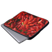 Chili-Paprikaschoten Laptopschutzhülle (Vorne Knopf)