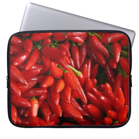 Chili-Paprikaschoten Laptopschutzhülle (Vorderseite)