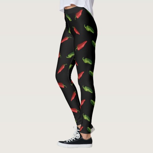 Chili-Paprikaschoten Leggings (Links)
